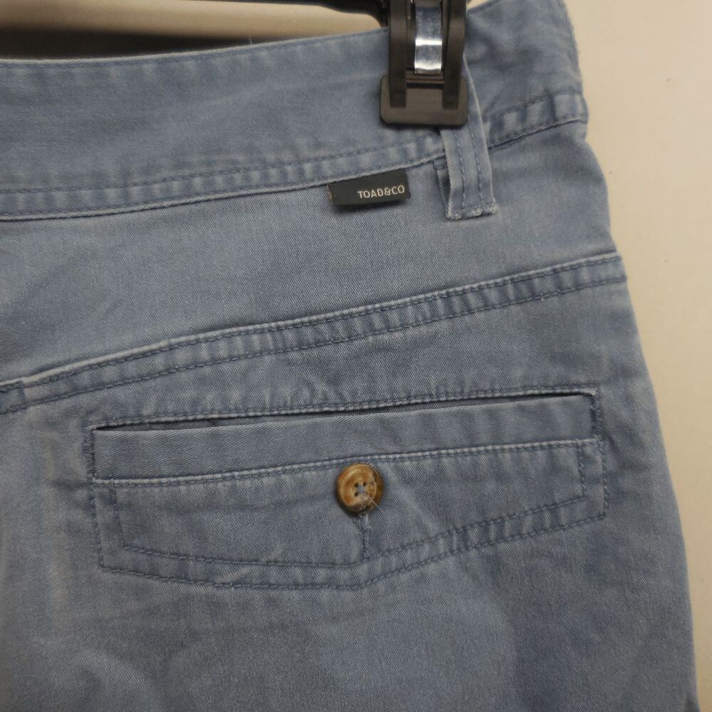 Toad&Co Mission Ridge‎ Shorts Mens 31x8 Khaki Tan Stretch Organic Cotton Casual